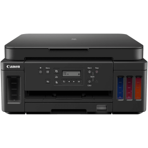 Canon PIXMA G6070 All-in-one Wi-Fi Color Ink Tank Printer with Auto-Duplex Printing and Networking (Black)