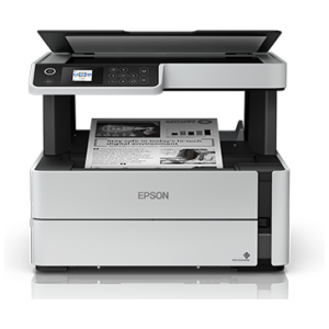 Epson M2140 Eco Tank Monochrome All-in-One Duplex Ink Tank Printer (White)