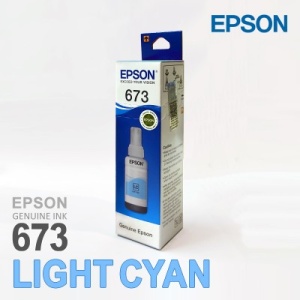 Epson 673 Light Cyan ink Bottle